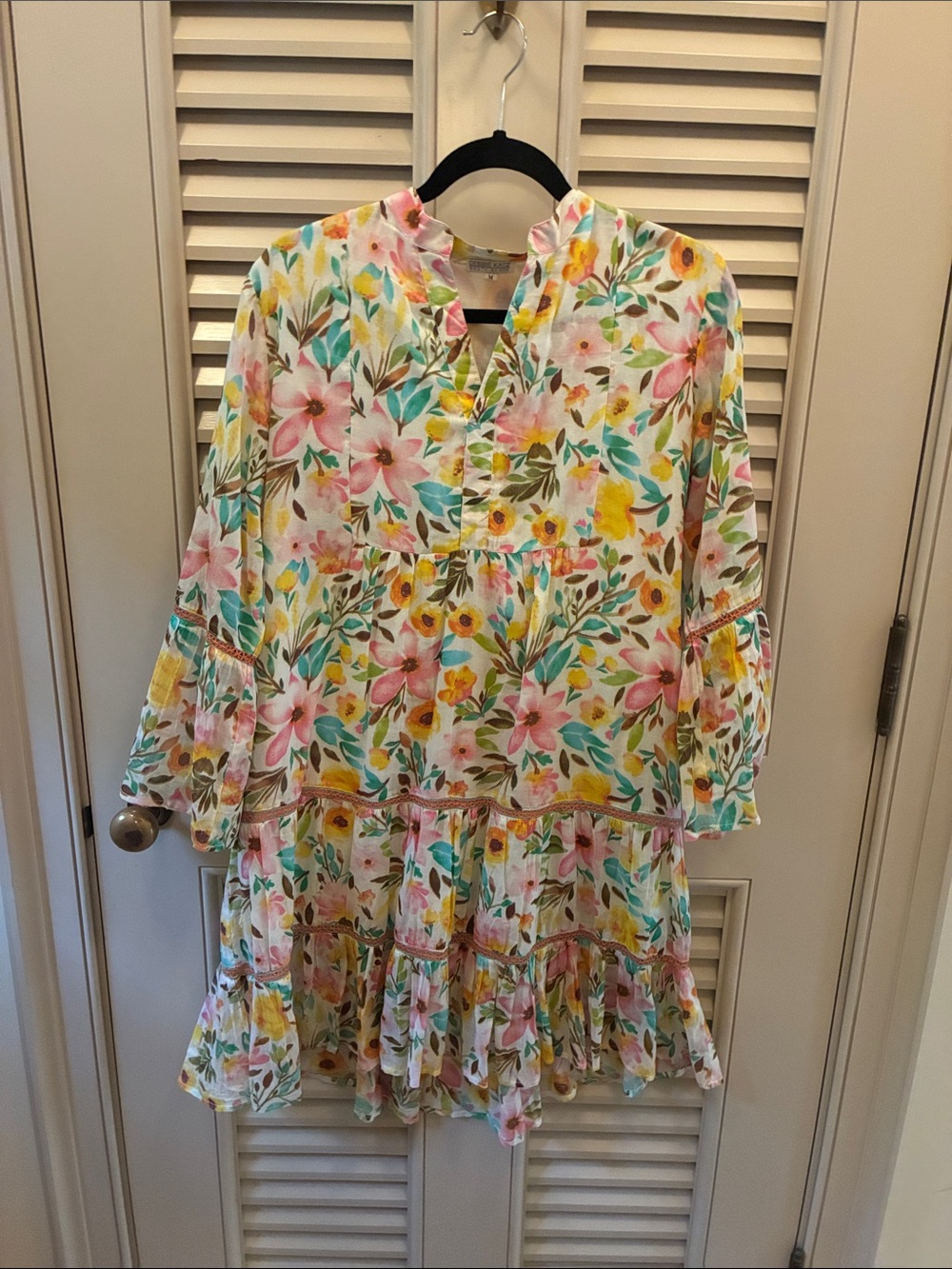 Debbie Katz Palm Beach Blanch Tiered Tunic Dress